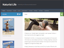 Tablet Screenshot of naturist-life-magazine.co.uk